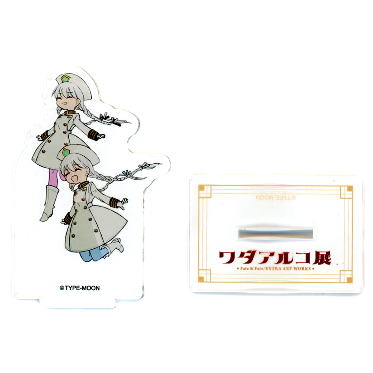 Alice and Alice Nursery Rhyme Fate/EXTRA Main Visual Acrylic Mascot Wada Arco Exhibition Fate and Fate/EXTRA Art Works [USED]