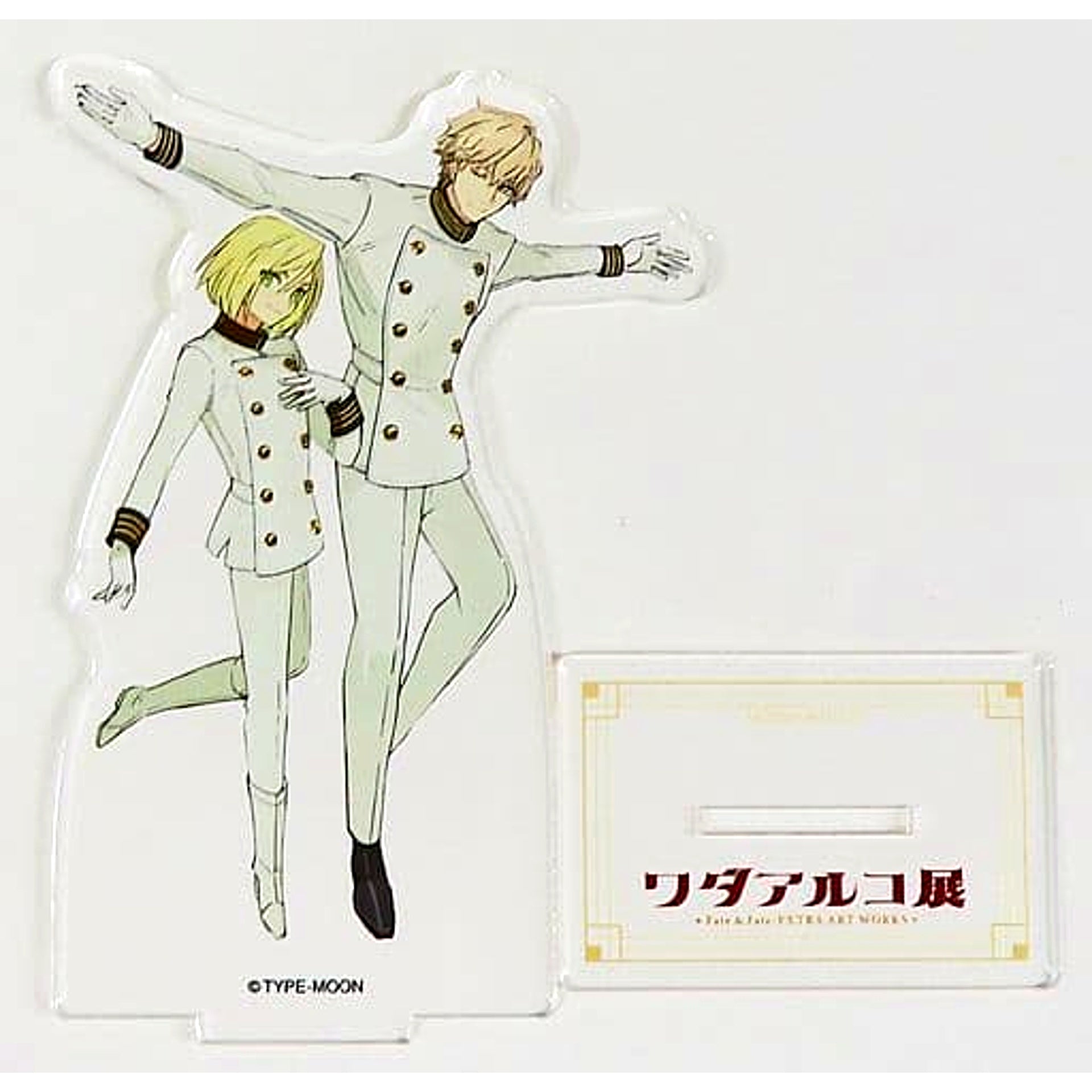 Leonardo and Gawain Fate/EXTRA Main Visual Acrylic Mascot Wada Arco Exhibition Fate and Fate/EXTRA Art Works [USED]