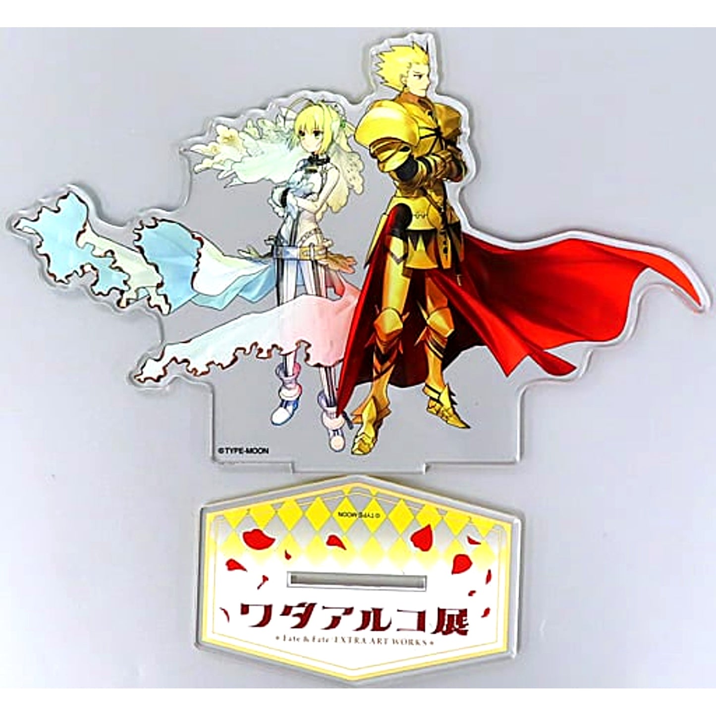 Nero Claudius and Gilgamesh Fate/EXTRA Big Acrylic Mascot Wada Arco Exhibition Fate and Fate/EXTRA Art Works [USED]