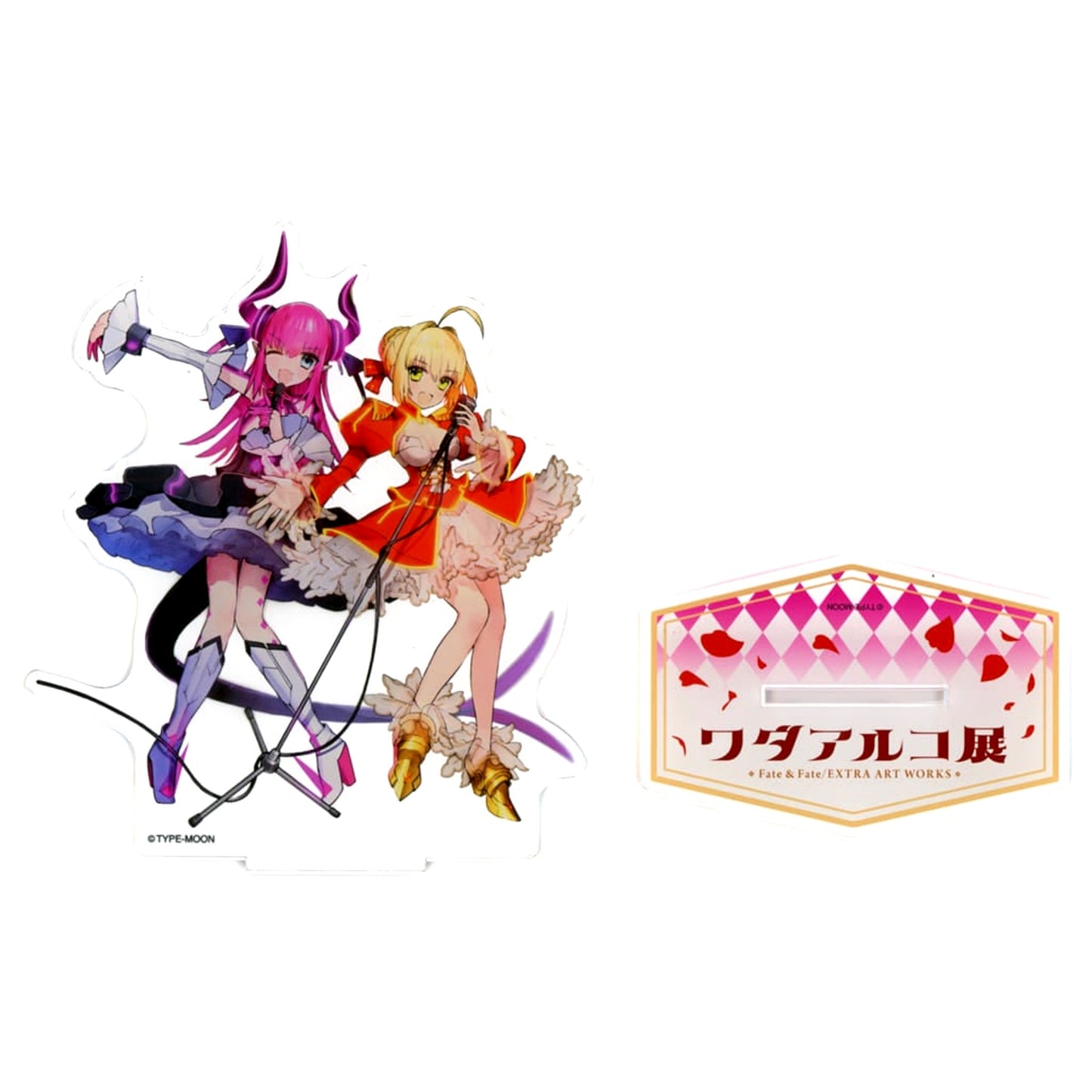 Nero Claudius and Elisabeth Fate/EXTRA Big Acrylic Mascot Wada Arco Exhibition Fate and Fate/EXTRA Art Works [USED]