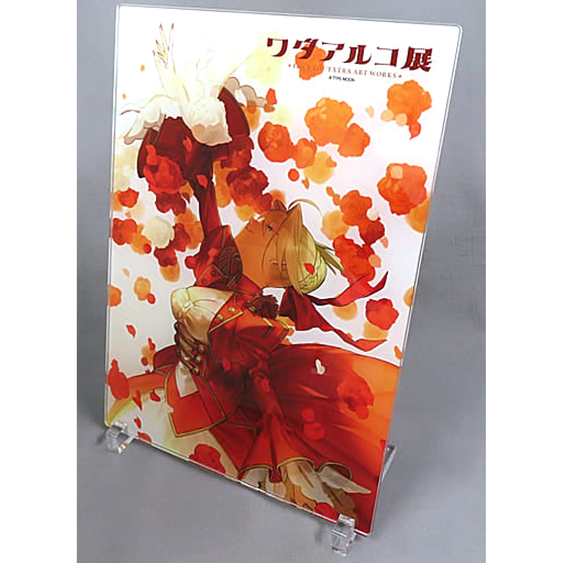 Fate/Extra Nero Claudius Rose Ball Gown Acrylic Board Wada Arco Exhibition Fate & Fate/Extra Art Works Tokyo Venue Exclusive Acrylic Item [USED]