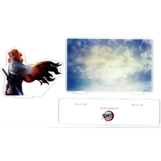 Kyojuro Rengoku Tanjiro's If Only I Were Stronger Then Acrylic Stand Demon Slayer Mugen Train Arc & Entertainment District Arc Character Emaki Cafe in ufotable Cafe x Machi Asobi Cafe Part 2 [USED]