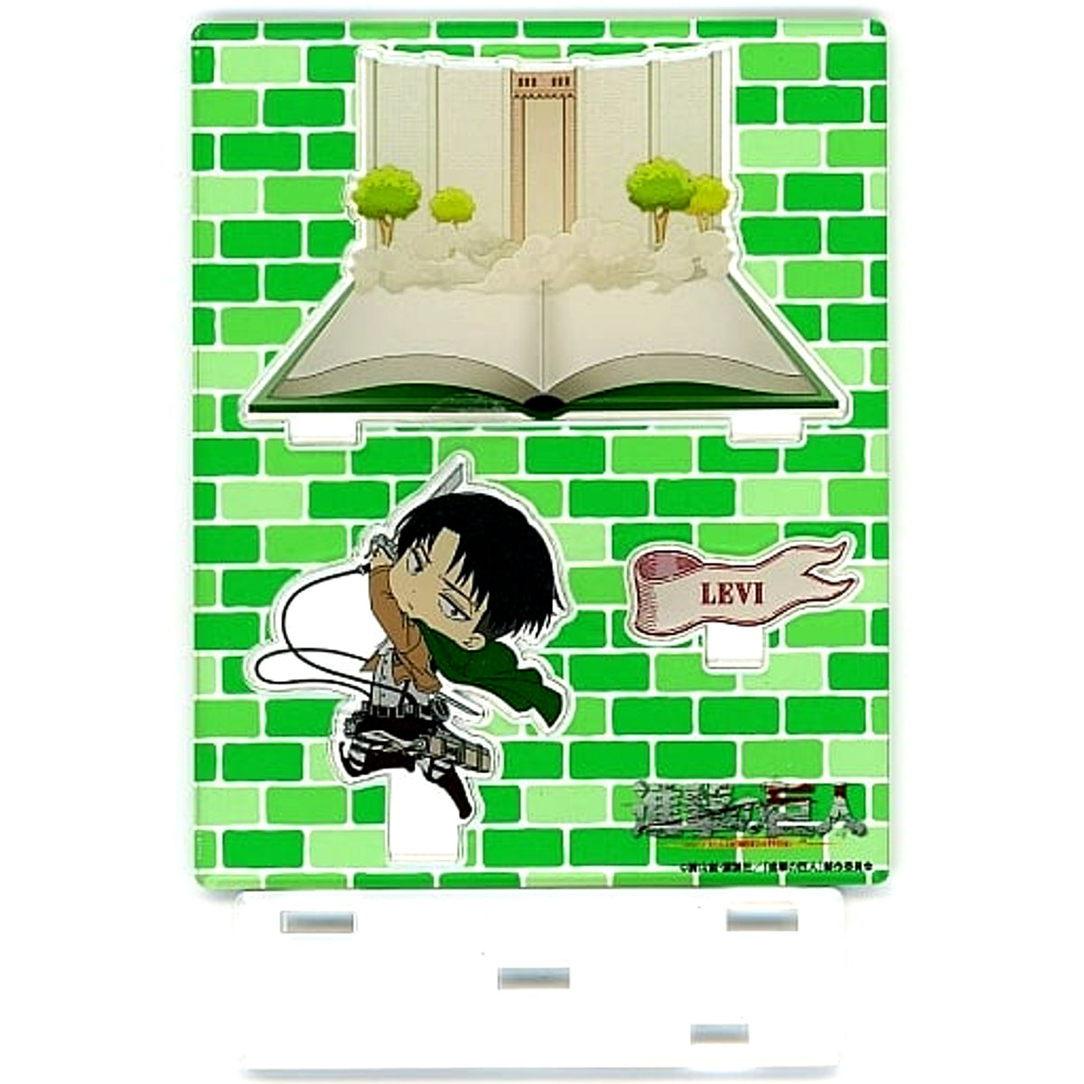 Levi Ackerman Attack on Titan Pop-up Book Fair in Bunkyodo Animega Acrylic Stand [USED]