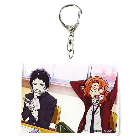 Ryunosuke Akutagawa Chuya Nakahara B Bungo Stray Dogs Big Acrylic Keychain [USED]