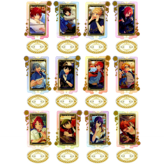 Ensemble Stars!! Set of 12 Types Floral Acrylic Stand Group B China Exclusive [USED]