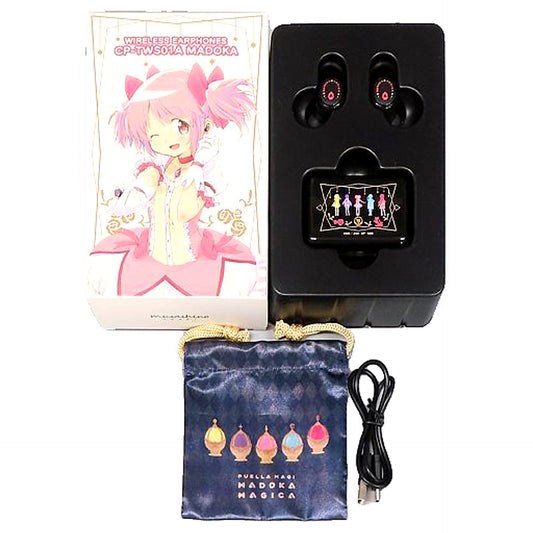 Madoka Kaname Puella Magi Madoka Magica Wireless Earphones CP-TWS01A 10th Anniversary X ONKYO Earphones [USED]