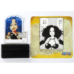 One Piece 25th Anniversary Fair Famous Scene Diorama Collection Road to Laugh Tale Vol. 4 Zala Miss Doublefinger Acrylic Stands [USED]