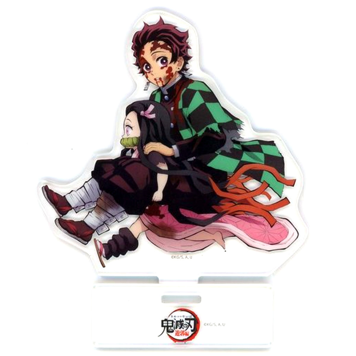 Tanjiro Kamado & Nezuko Kamado Demon Slayer: Kimetsu no Yaiba Entertainment District Arc Vol. 6 Blu-ray / DVD ufotable Purchase Bonus Illustration Acrylic Stand [USED]