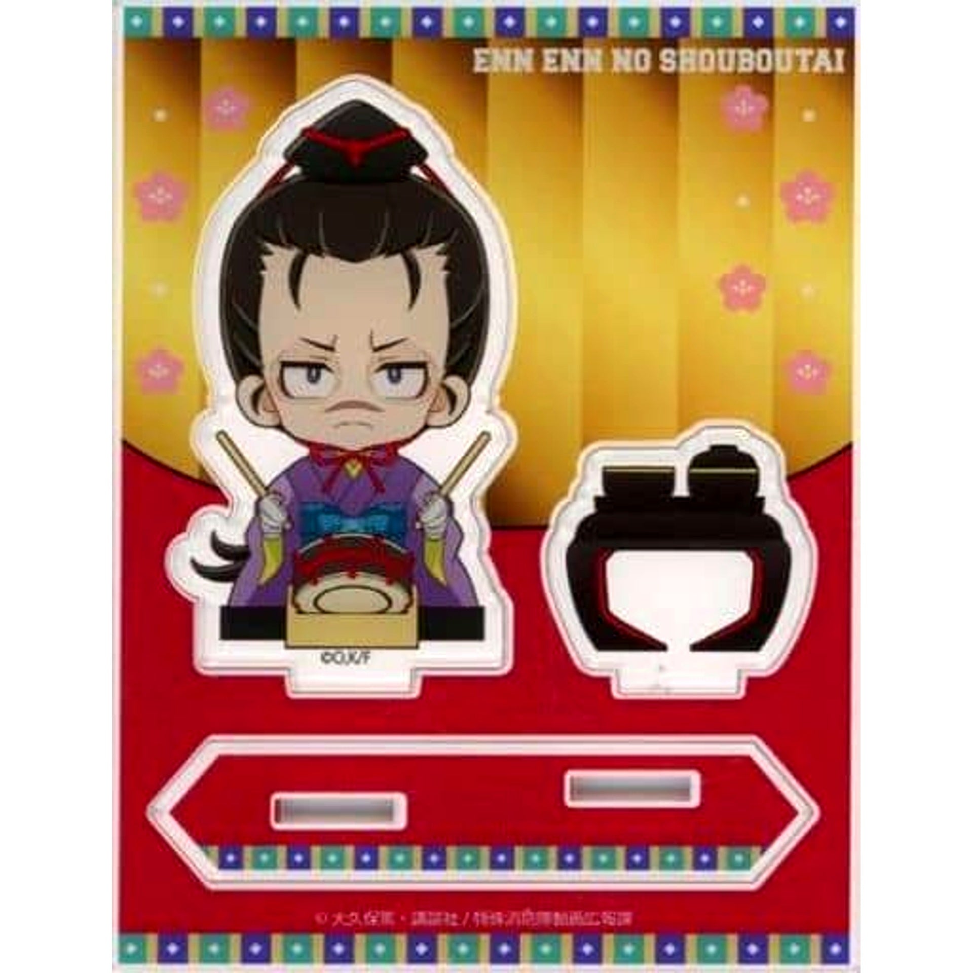 Konro Sagamiya Fire Force x PRINCESS CAFE Panel Type Acrylic Stand Hinamatsuri Ver. [USED]
