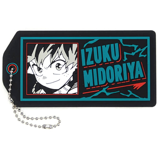 My Hero Academia Izuku Midoriya Ichiban Kuji Fight On! Rubber Keychain Prize F Keychains [USED]