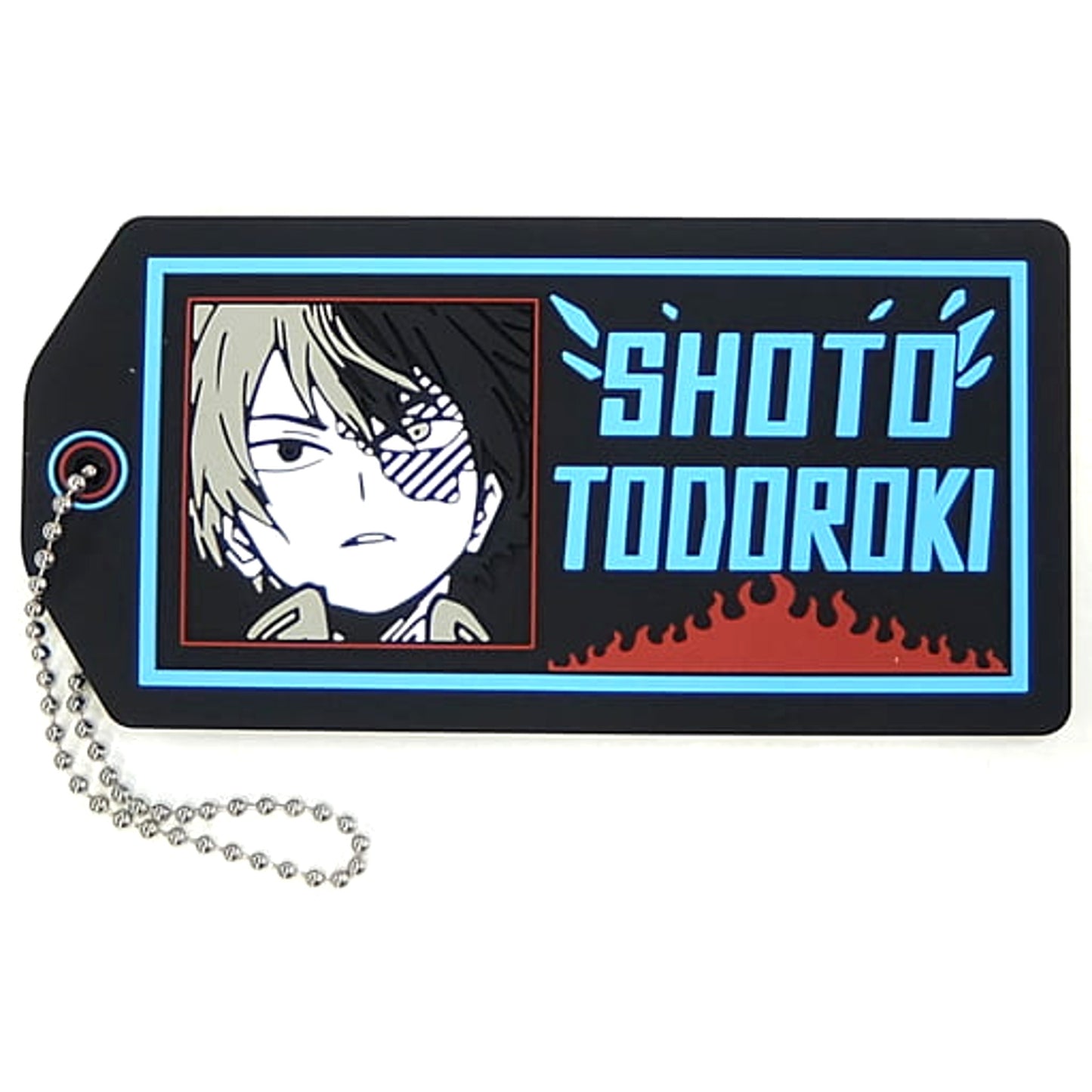 My Hero Academia Shoto Todoroki Ichiban Kuji Fight On! Rubber Keychain Prize F Keychains [USED]