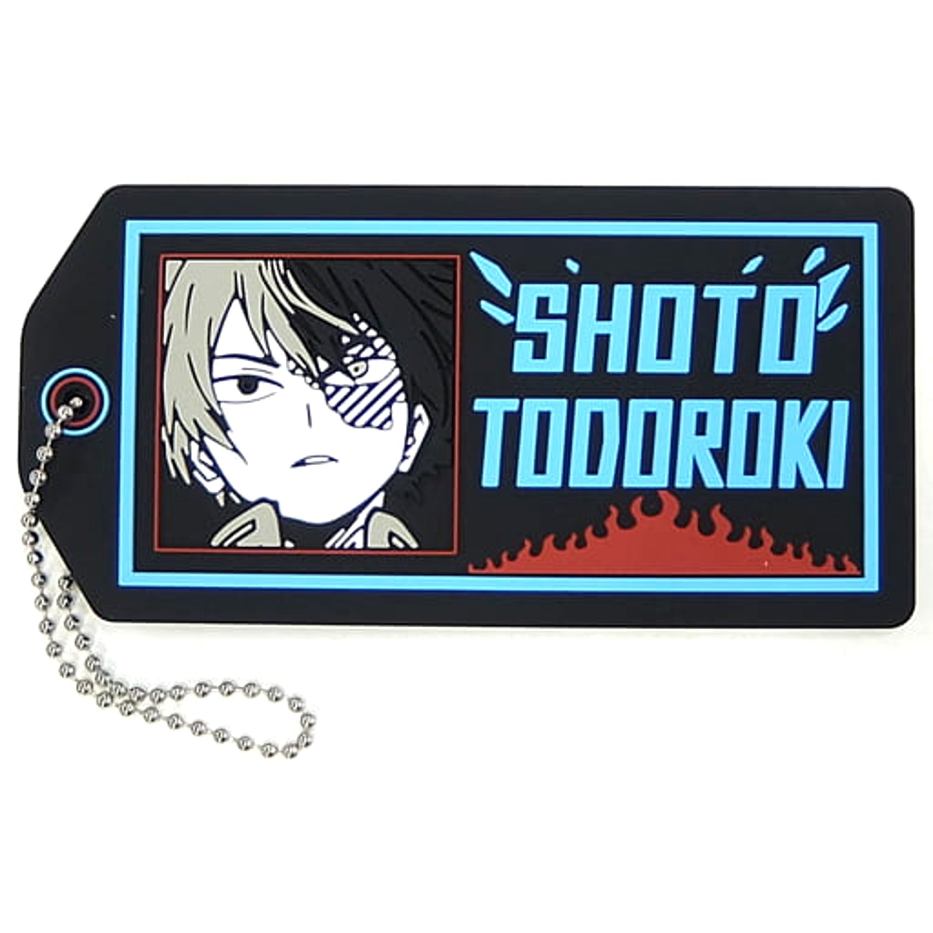 My Hero Academia Shoto Todoroki Ichiban Kuji Fight On! Rubber Keychain Prize F Keychains [USED]