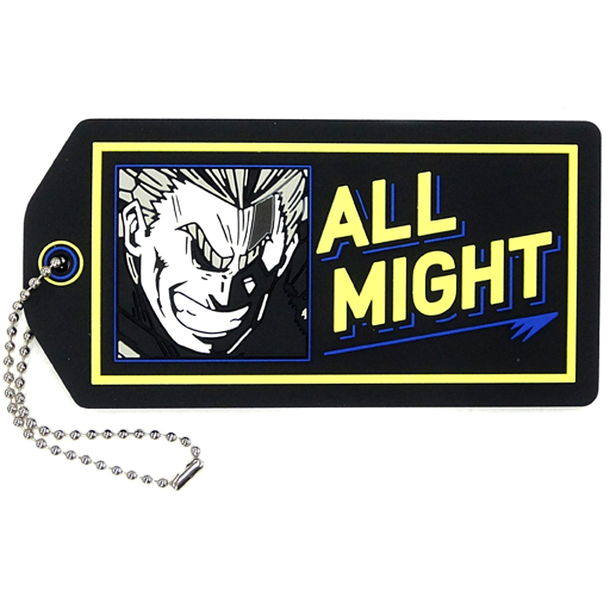 All Might Rubber Keyring Ichiban Kuji My Hero Academia Fight On! Prize F [USED]