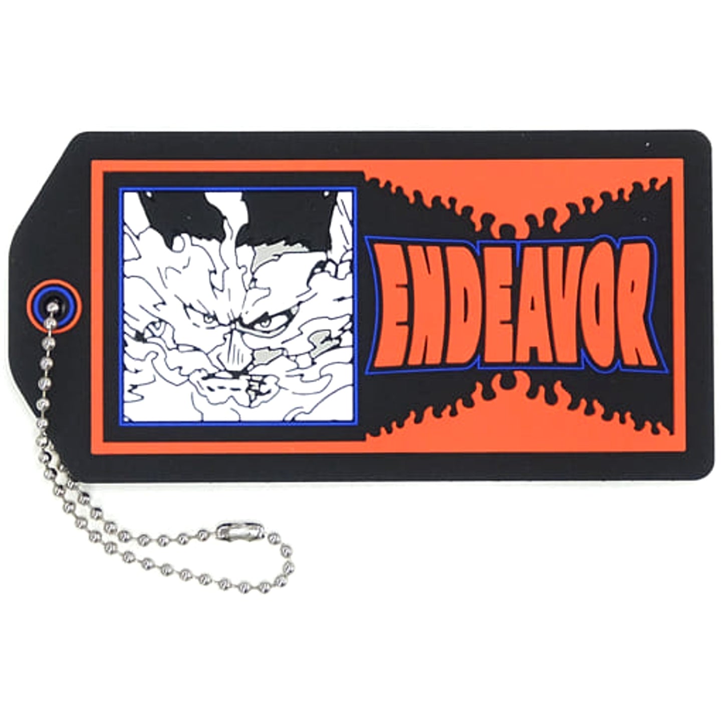 My Hero Academia Endevor Ichiban Kuji Fight On! Rubber Keychain Prize F Keychains [USED]