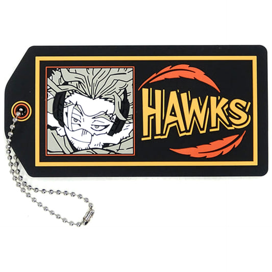 My Hero Academia Hawks Ichiban Kuji Fight On! Rubber Keychain Prize F [USED]