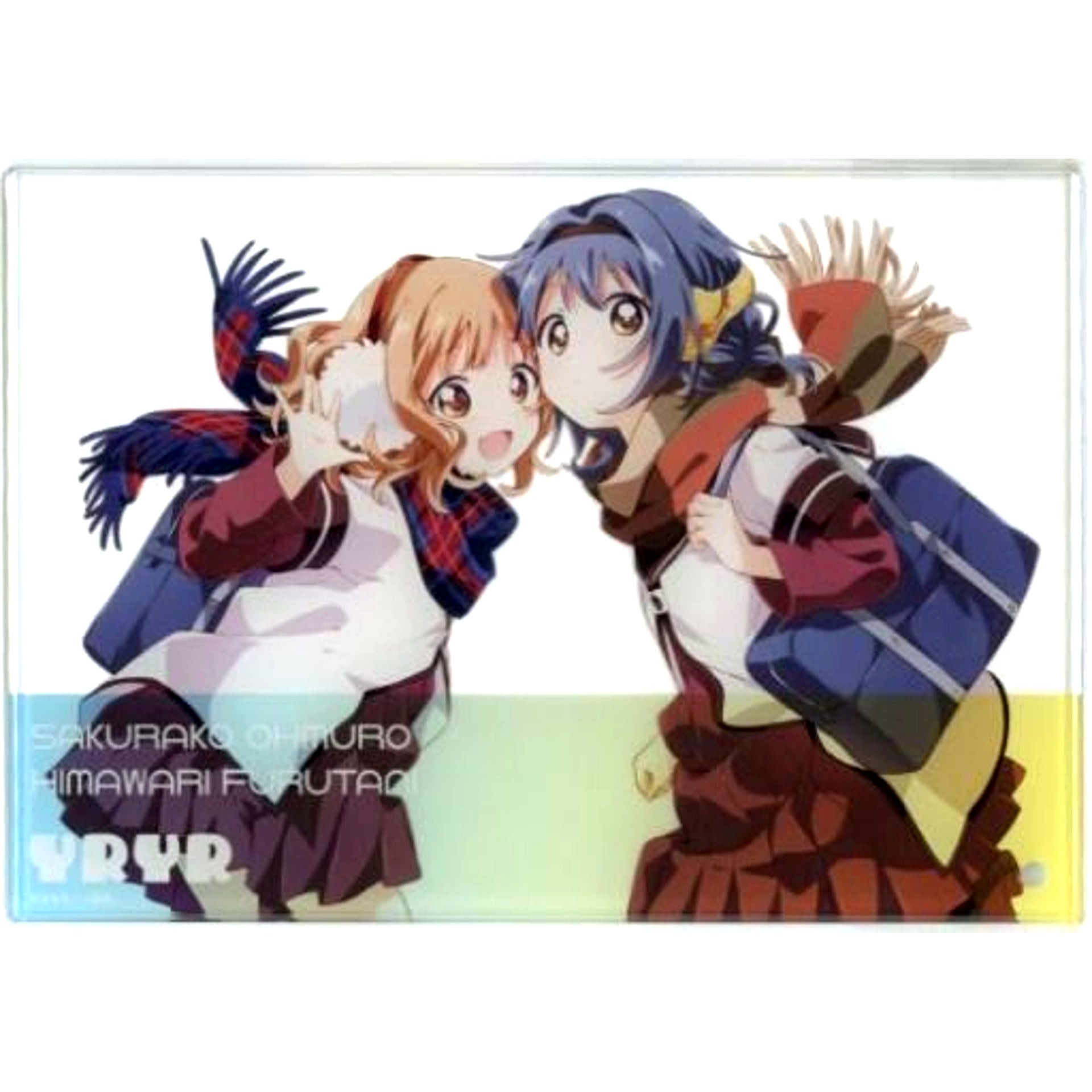 Sakurako Ohmuro & Himawari Furutani YuruYuri & Ohmuro-ke Party in Atre Akihabara Mini Acrylic Art [USED]