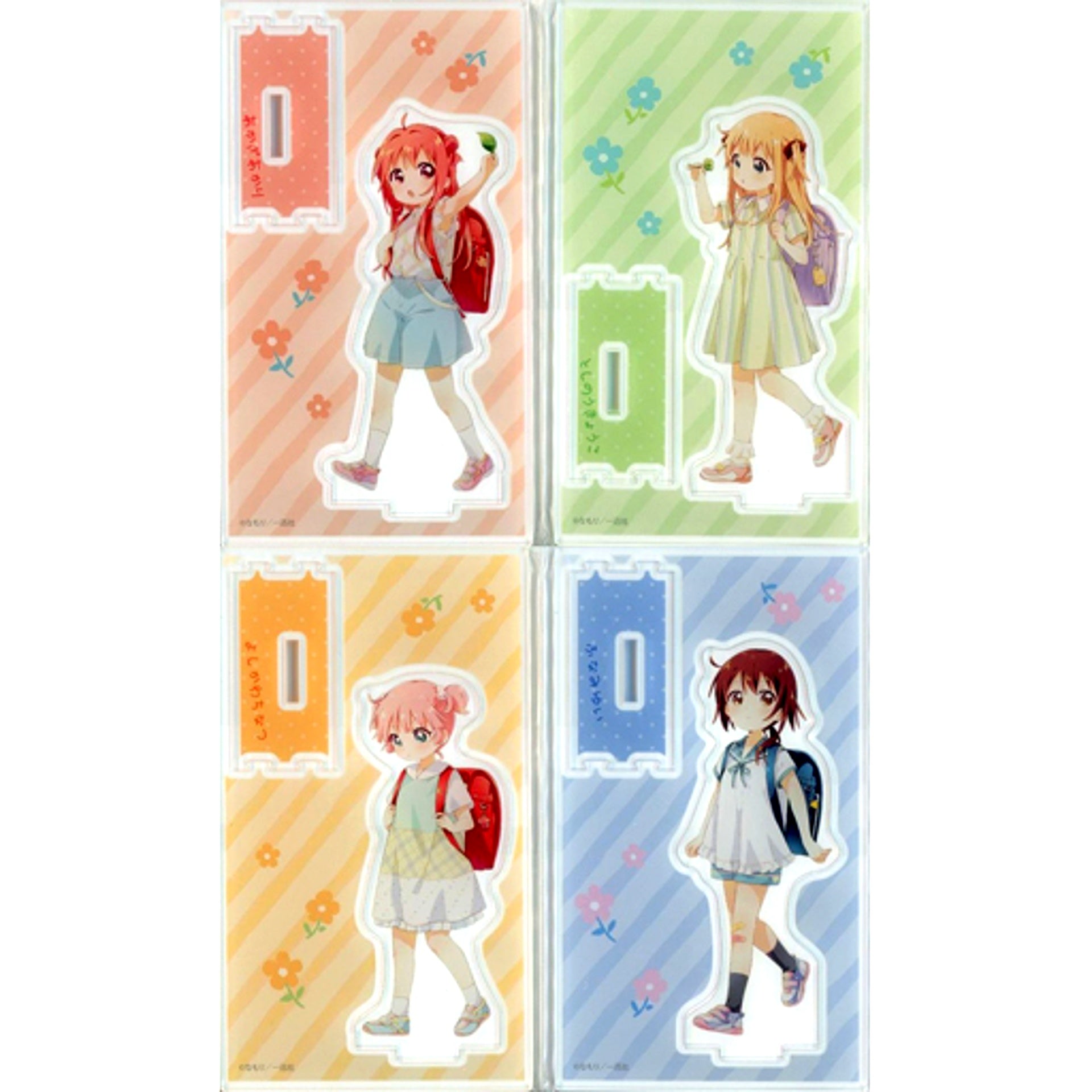 Amusement Club Memory YuruYuri & Ohmuro-ke Party in Atre Akihabara Connecting Acrylic Stand Set of 4 [USED]