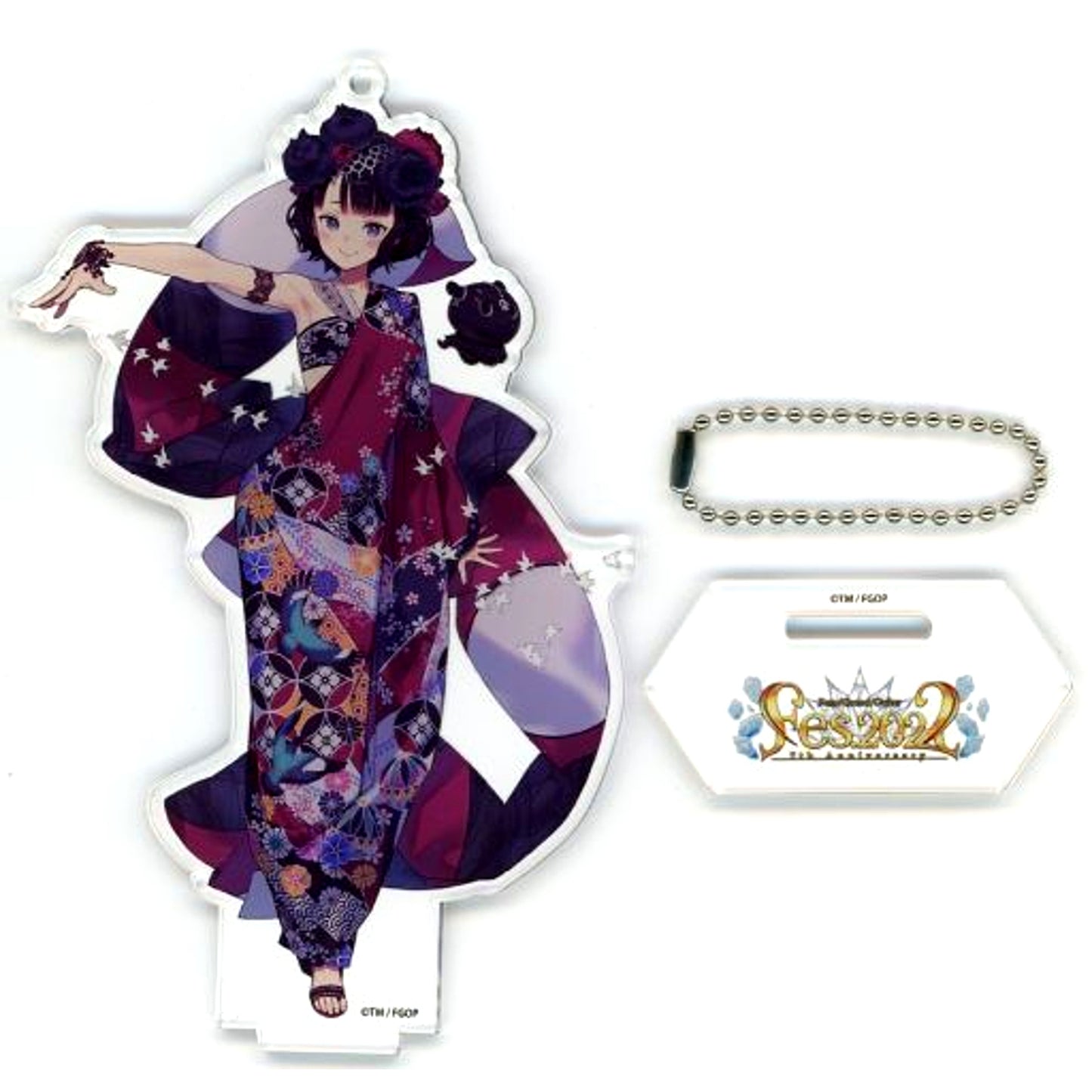Katsushika Hokusai Fate/Grand Order Drawn Illustration Acrylic Mascot Fes. 2022 7th Anniversary [USED]
