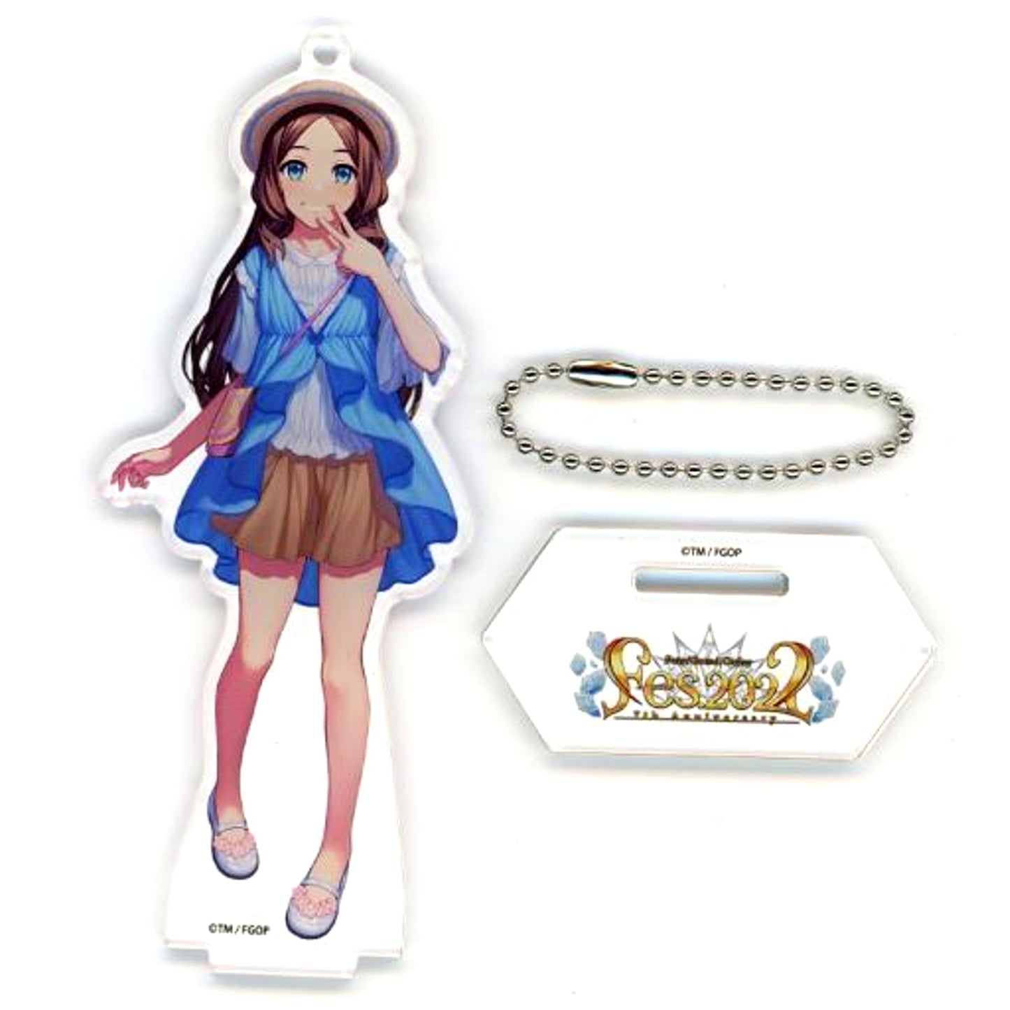 Rider Leonardo da Vinci Drawn Illustration Acrylic Mascot Fate/Grand Order Fes. 2022 7th Anniversary [USED]