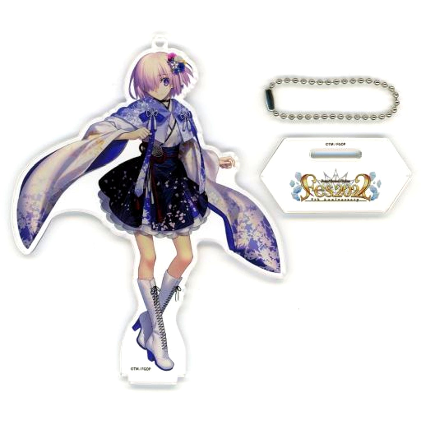 Shielder Mash Kyrielight Servant Specific Drawn Illustration Acrylic Mascot Fate/Grand Order Fes 2022 7th Anniversary [USED]