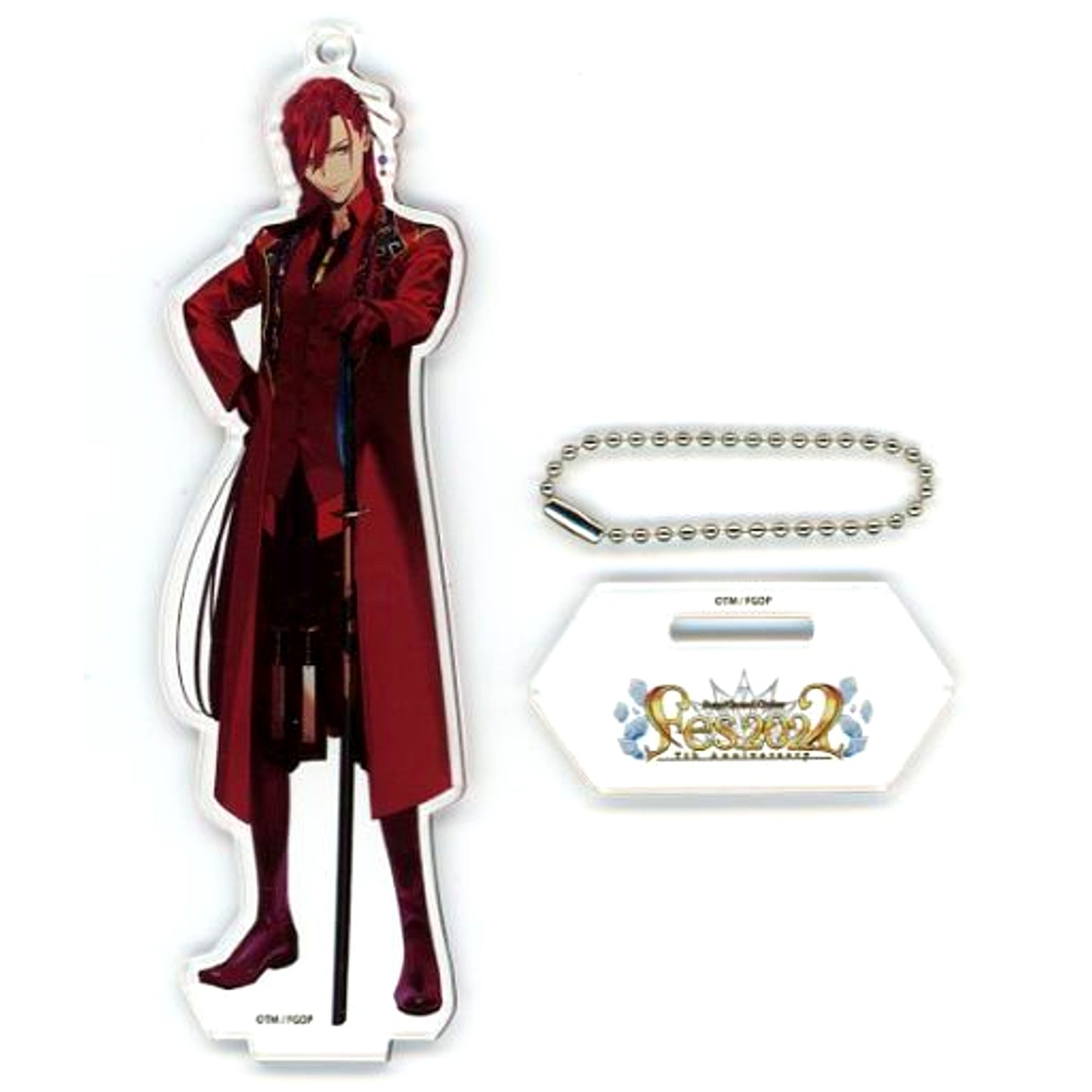Avenger Demon King Nobunaga Servant Illustration Acrylic Mascot Fate/Grand Order Fes. 2022 7th Anniversary [USED]