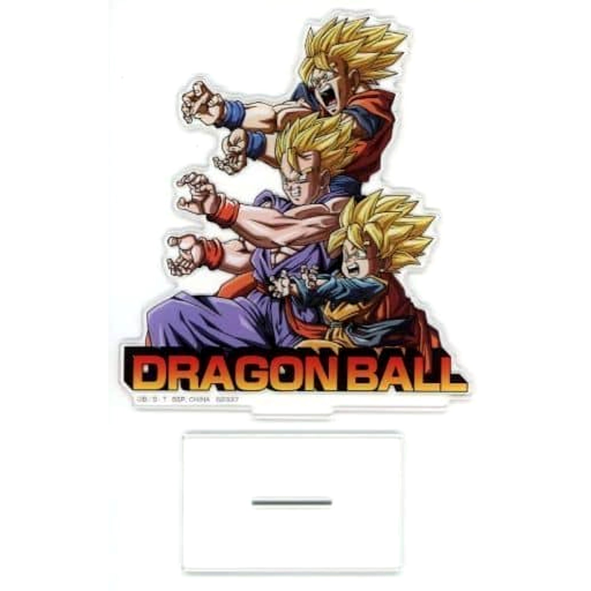 Dragon Ball Goku & Others Parent and Child Kamehameha Ichiban Kuji History of The Film Acrylic Stand Prize G Acrylic Stands [USED]