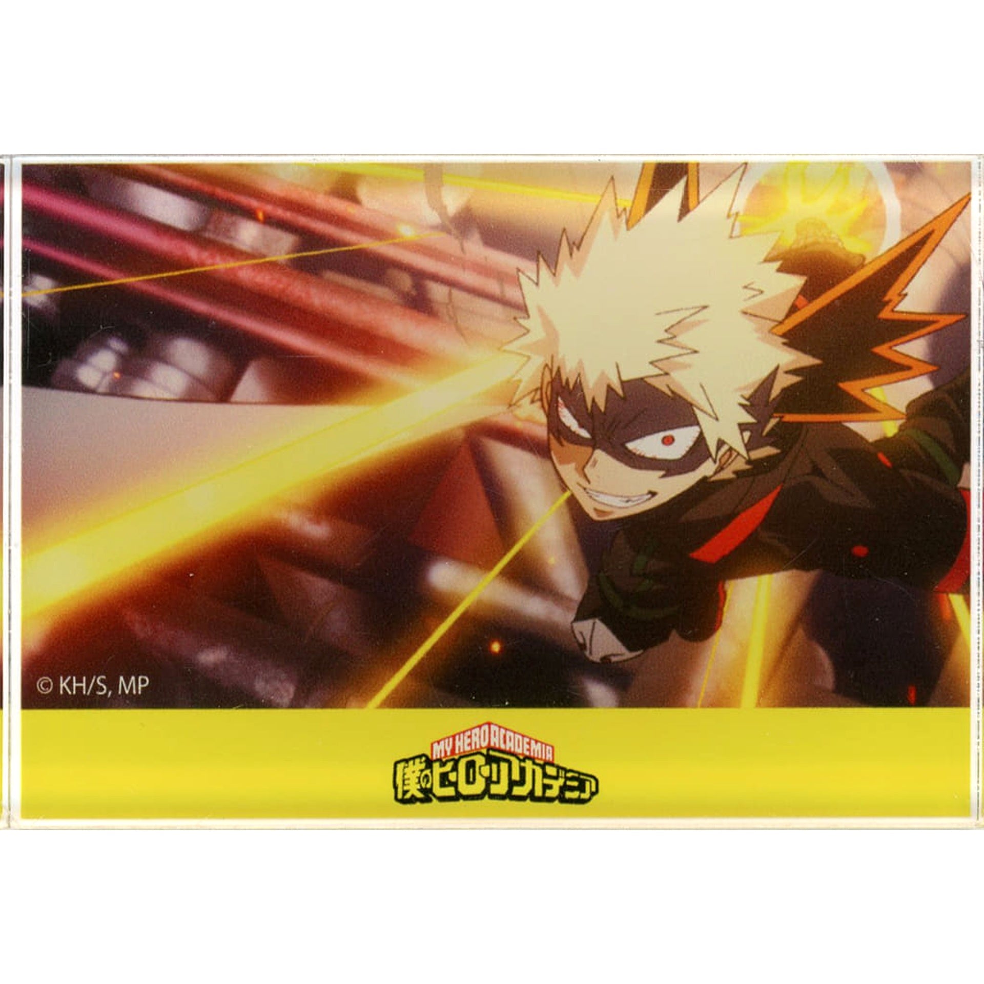 My Hero Academia Katsuki Bakugo Heroaca Scene Still Acrylic Block Season 5 First Cour Munyugurumi Patio Exclusive Acrylic Item [USED]