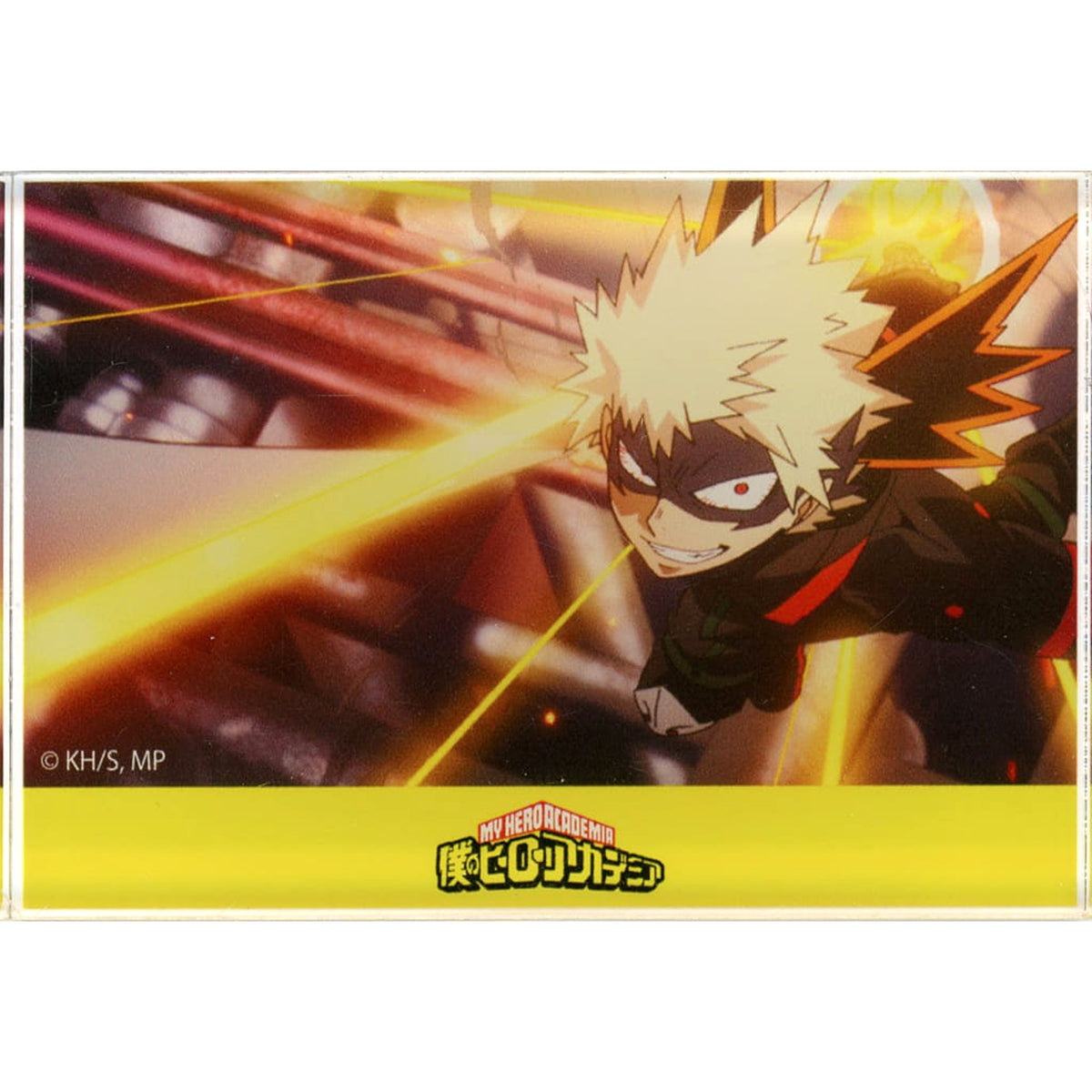My Hero Academia Katsuki Bakugo Heroaca Scene Still Acrylic Block Season 5 First Cour Munyugurumi Patio Exclusive Acrylic Item [USED]