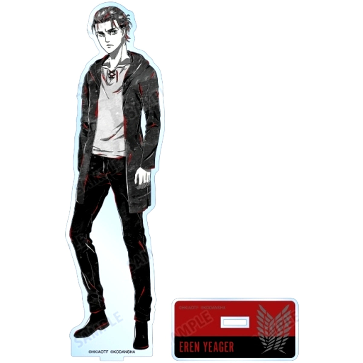 Eren Yeager Attack on Titan Ani-Art BLACK LABEL BIG Acrylic Stand [USED]