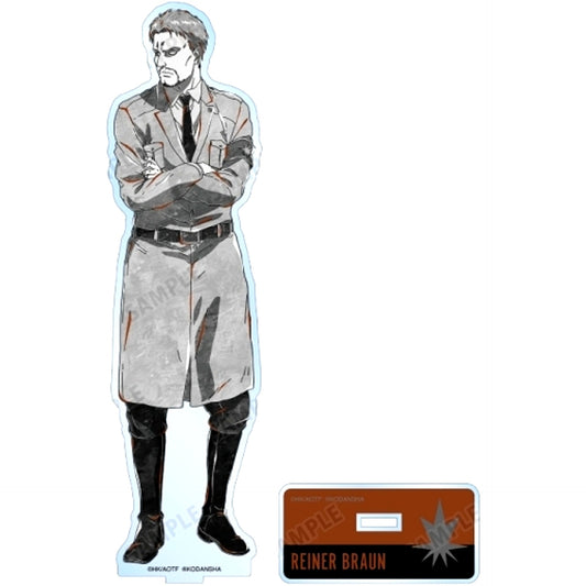 Reiner Braun Attack on Titan Ani-Art BLACK LABEL BIG Acrylic Stand [USED]