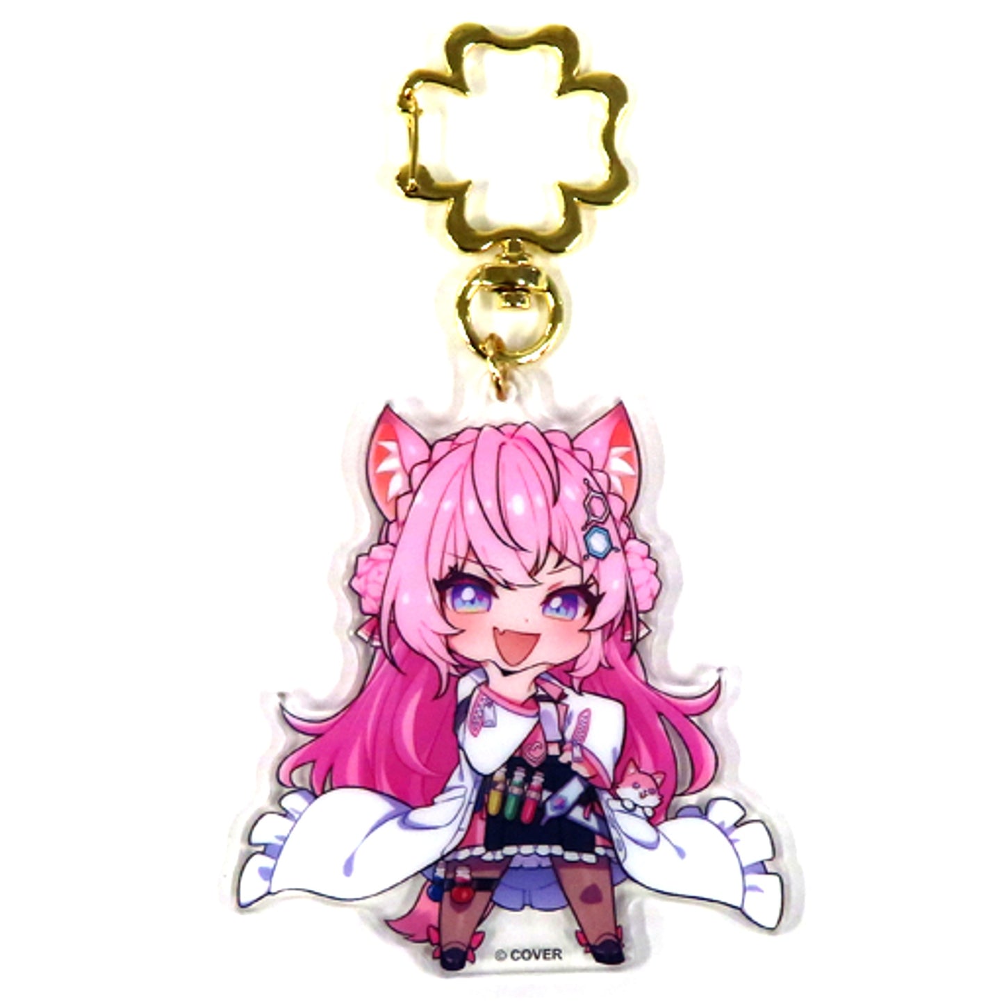 Hakui Koyori Chin on Hand Pose Hololive Saikawa Random Acrylic Keychain Birthday Anniversary 2022 [USED]