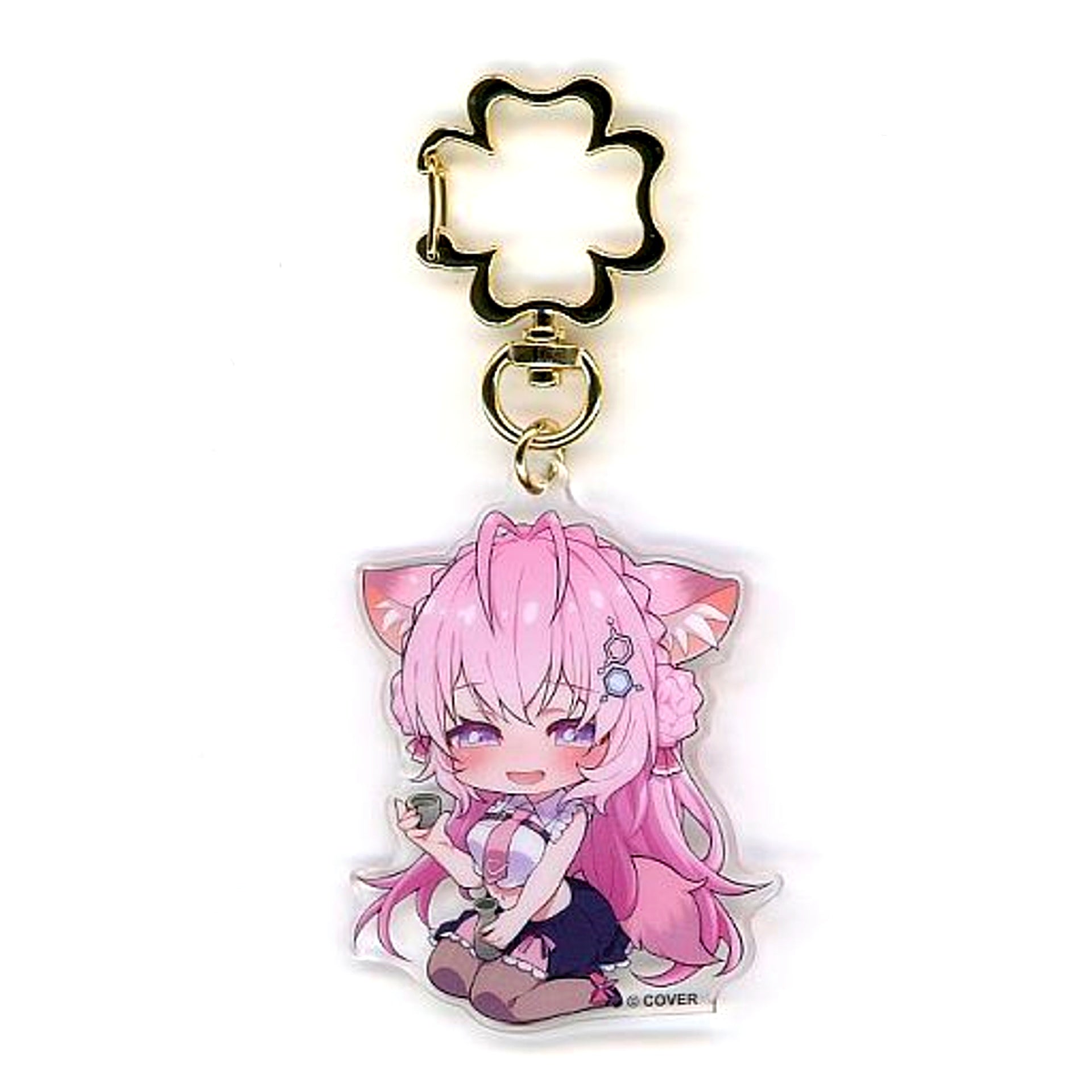 Hakui Koyori Sitting Pose Hololive Birthday 2022 Sai-Kawa Random Acrylic Keychain [USED]