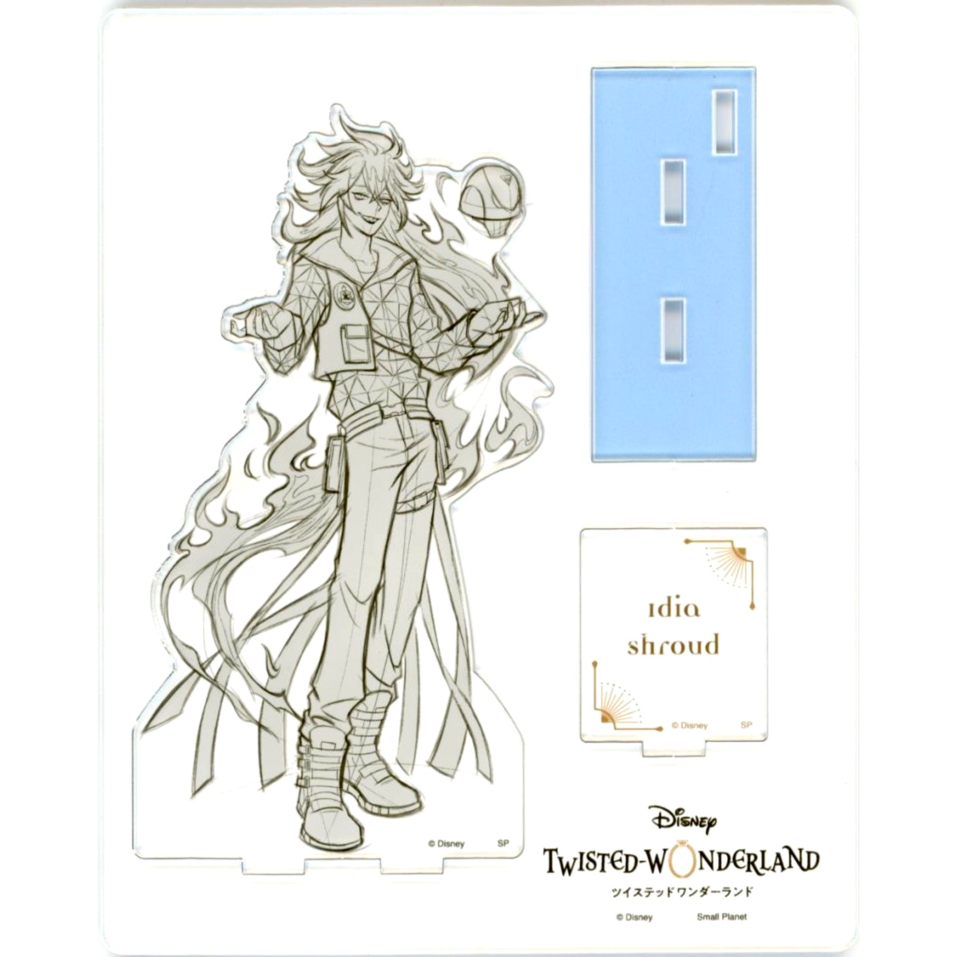 Idia Shroud Acrylic Stand Disney Artist Art Sketch Style Smile Ver. Disney Twisted-Wonderland shopDisney Limited [USED]