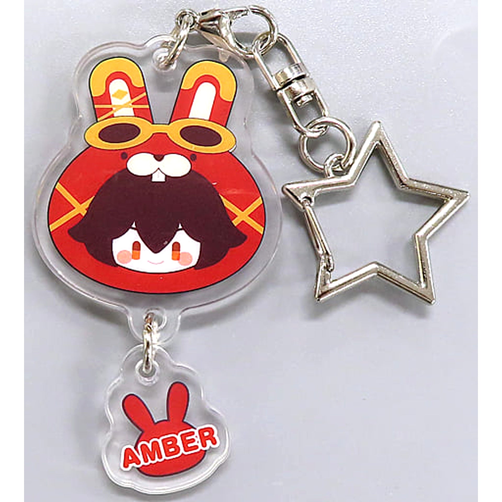Genshin Amber Teyvat Zoo Series Acrylic Keychain Keychains [USED]
