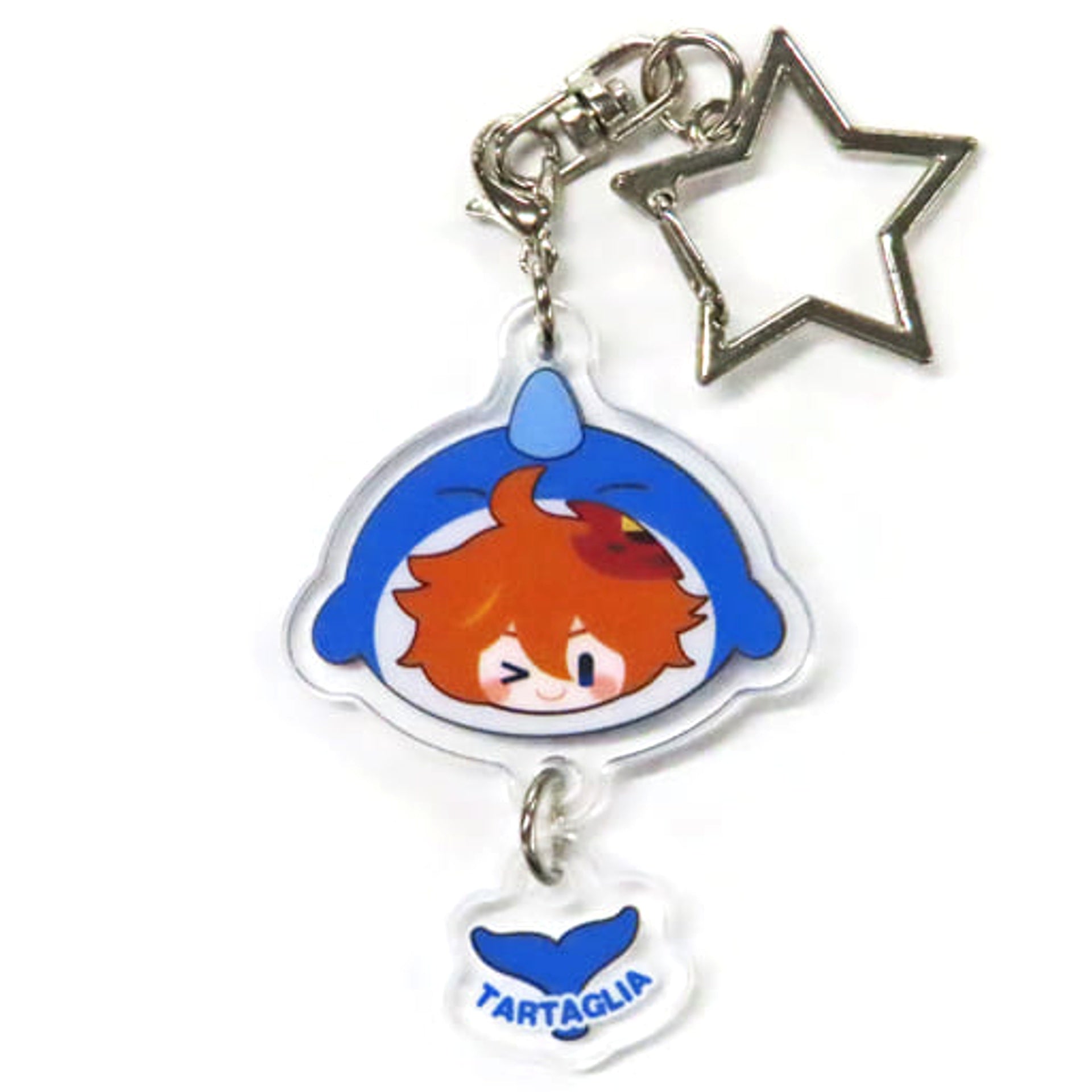 Genshin Tartaglia Teyvat Zoo Series Acrylic Keychain Keychains [USED]