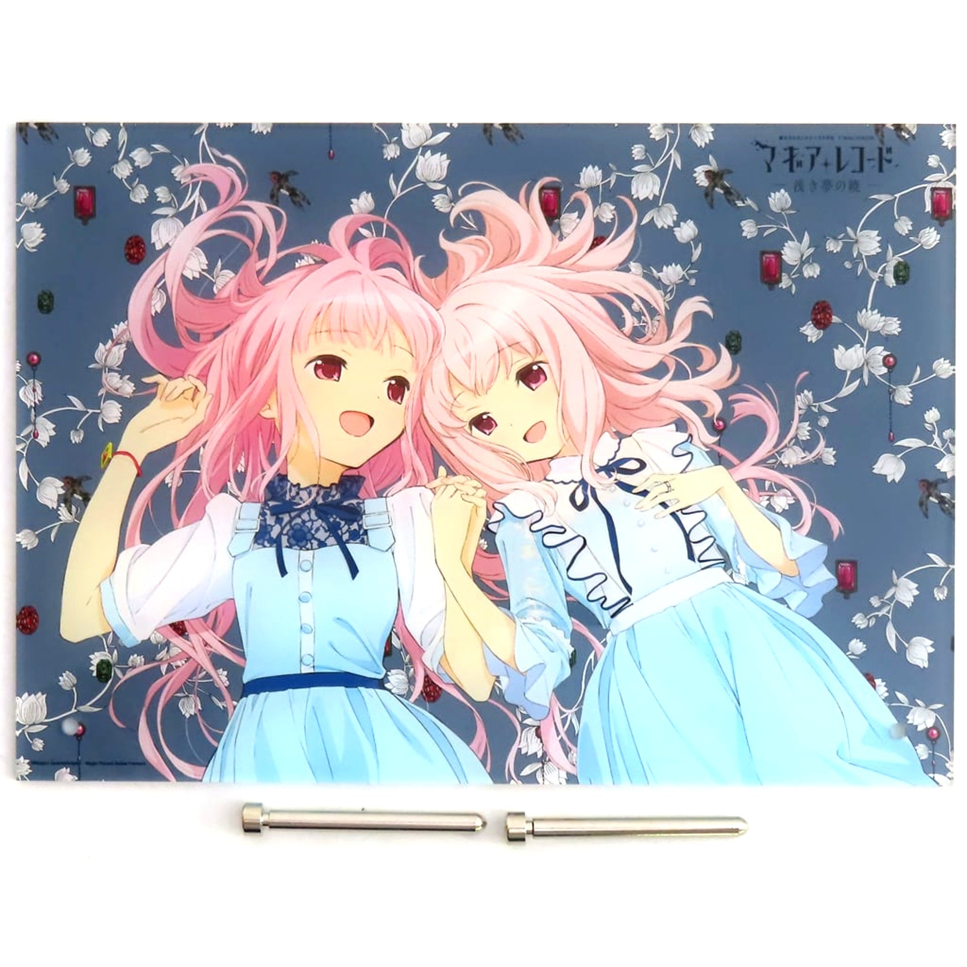 Iroha Tamaki & Ui Tamaki Illustration B5 Acrylic Art Magia Record 2nd & Final Season Shaft Ten BD DVD Bonus Item [USED]