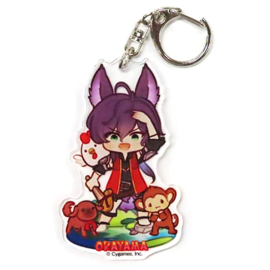 Granblue Fantasy Mordred Local Acrylic Keychain R Okayama Keychains [USED]