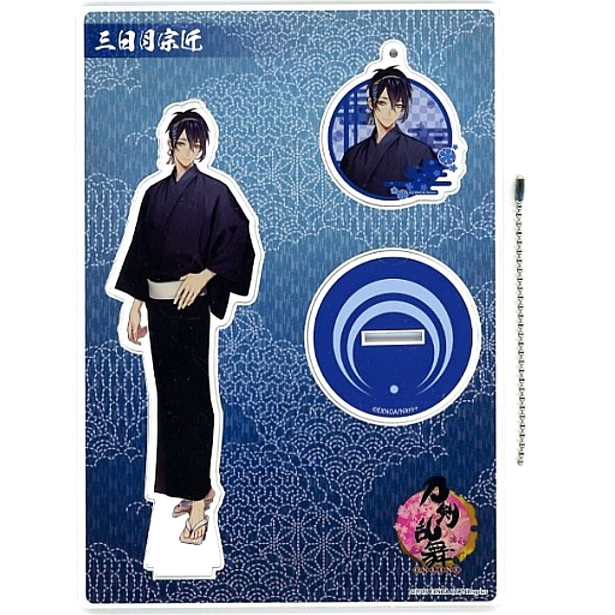 Mikazuki Munechika Touken Ranbu ONLINE Acrylic Stand Set Light Armor [USED]