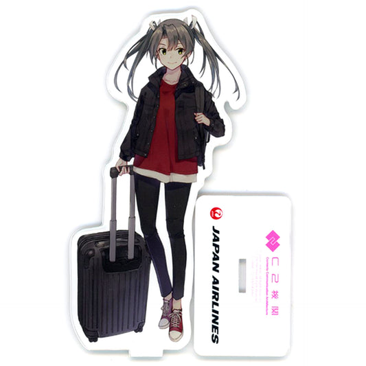 Single Zuikaku Kantai Collection -KanColle- Kure Naval District x C2 Kikan x Japan Airlines Air Route Strategic Maneuver Admiral JAL Boarding Plan 2019 Boarding Bonus Official Acrylic Stand [USED]