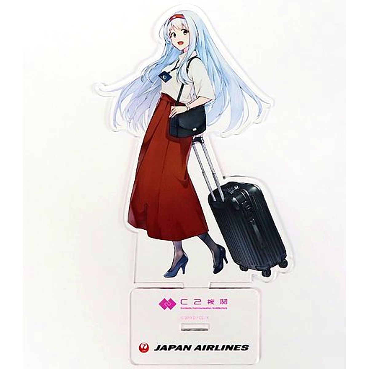 Shoukaku Single Item Boarding Bonus Kantai Collection KanColle Official Acrylic Stand Sasebo Chinjufu x C2 Kikan x Japan Airlines Kuro Senryaku Kido Teitoku JAL Tojo Keikaku 2019 [USED]