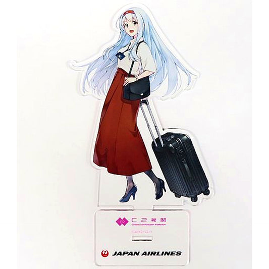 Shoukaku Single Item Boarding Bonus Kantai Collection KanColle Official Acrylic Stand Sasebo Chinjufu x C2 Kikan x Japan Airlines Kuro Senryaku Kido Teitoku JAL Tojo Keikaku 2019 [USED]
