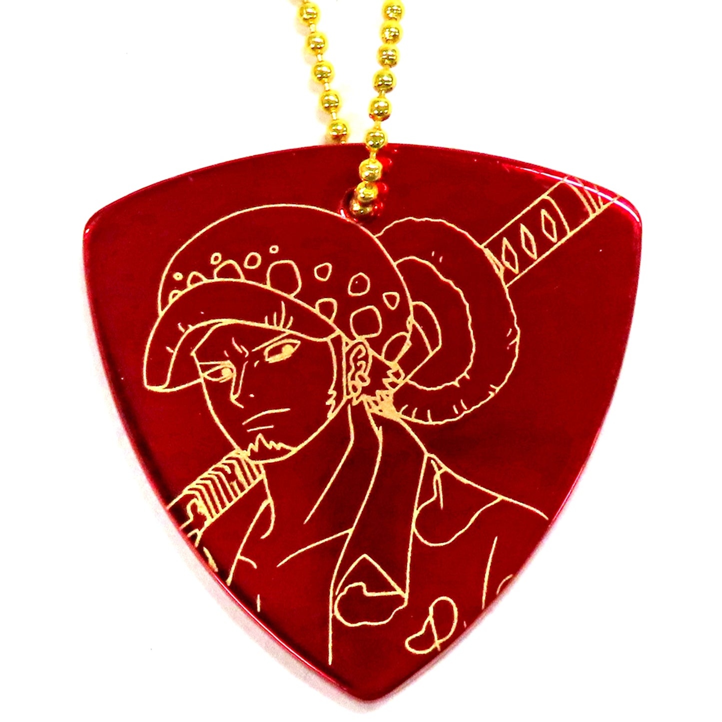 Trafalgar Law One Piece FILM RED Metal Pick Charm Collection Theater Goods [USED]
