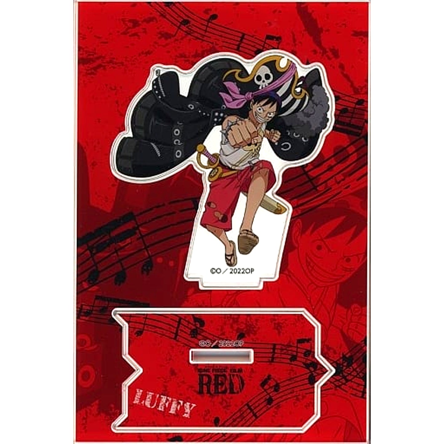 Monkey D. Luffy One Piece FILM RED Acrylic Figure Stand Theater Goods [USED]