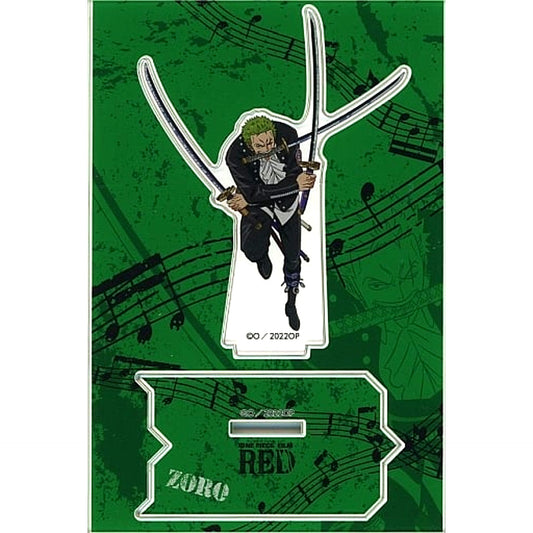 Roronoa Zoro Acrylic Figure Stand One Piece Film Red Theater Goods [USED]