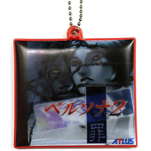 Persona 2 Innocent Sin PS Series Package Style Reflector D-3 Prize Sega Lucky Kuji Online Persona P25th PARTY [USED]