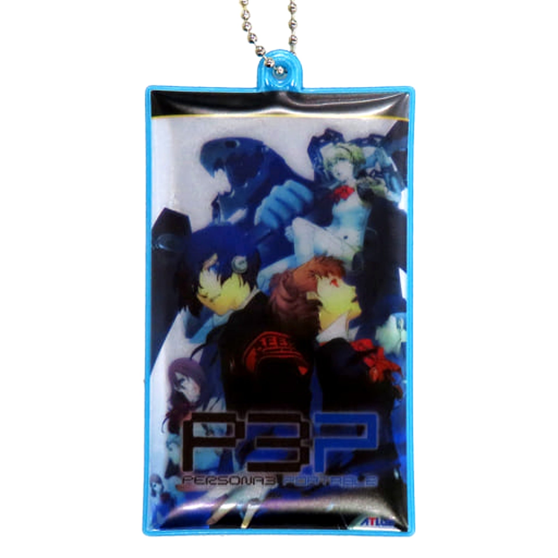 Persona 3 Portable Sega Lucky Lottery Online Series Package Style Reflector Persona P25th Party Prize D-9 Keychains [USED]