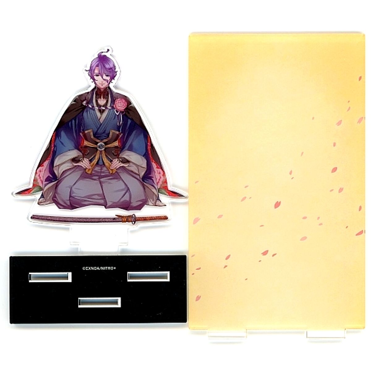 Kasen Kanesada No.44 Touken Ranbu ONLINE Acrylic Character Stand Kneeling Pose [USED]