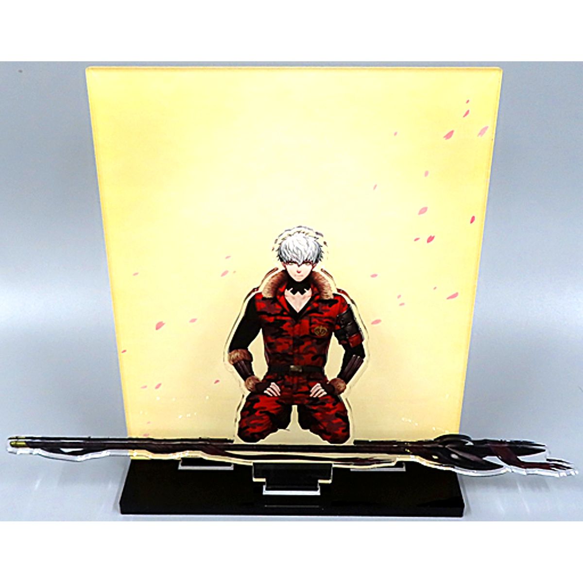 Oochidori Juumonji Yari No.93 Touken Ranbu ONLINE Acrylic Stand Kneeling Pose [USED]