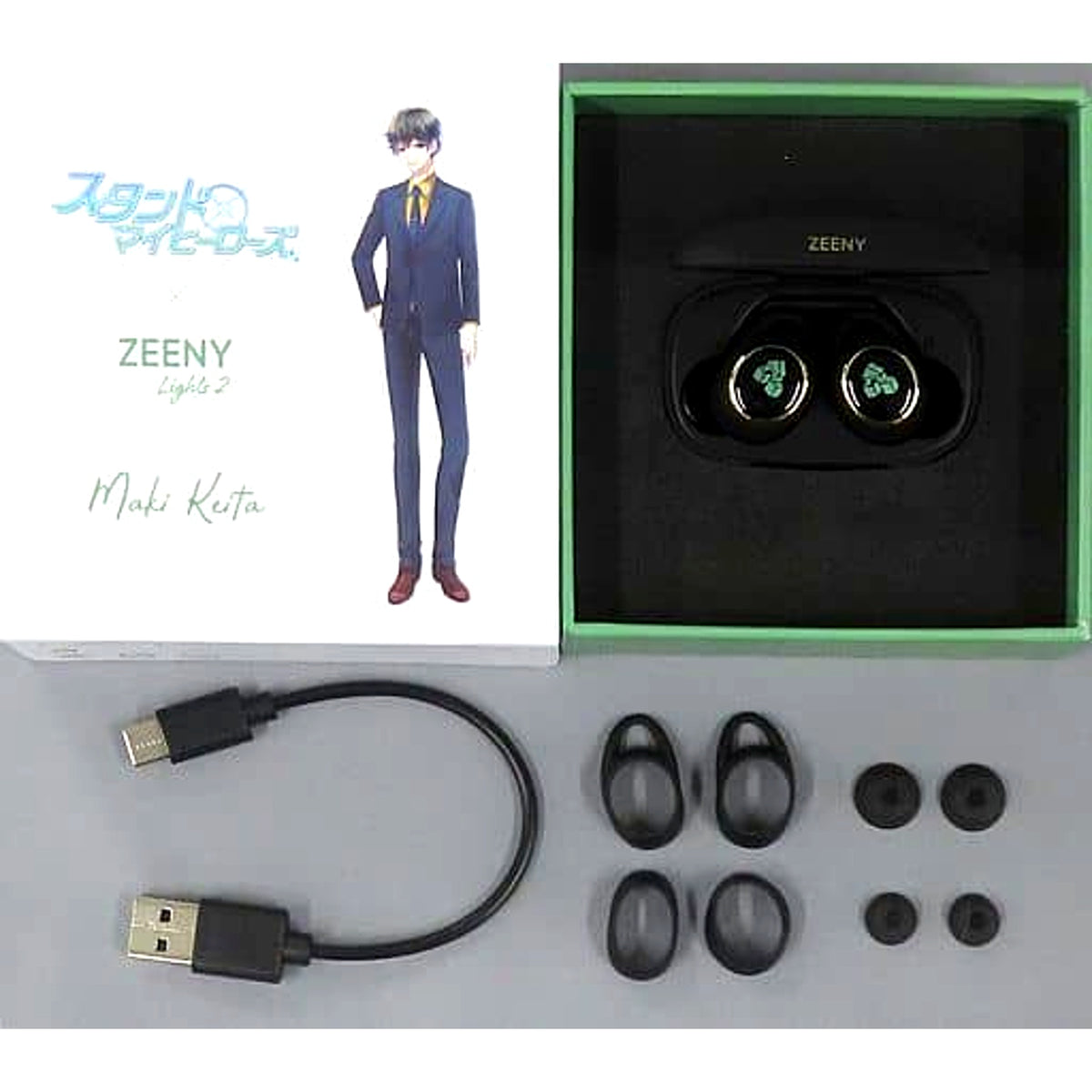 Keita Maki Stand My Heroes x Zeeny Zeeny Lights 2 Wireless Earphones [USED]