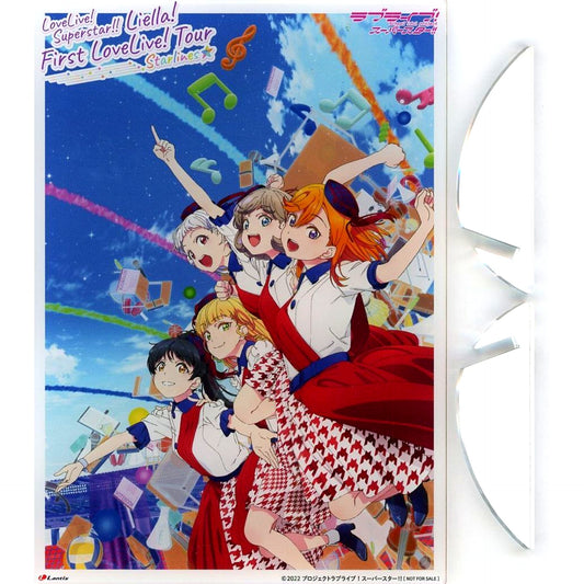 Liella! Acrylic Panel Love Live! Superstar!! Liella! First LoveLive! Tour Starlines Blu-ray Memorial BOX A-on STORE A!SMART Bonus Item Single Item [USED]